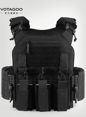 VOTAGOO 2.0轻量化战术背心 军迷快拆防护马甲防弹衣服特种兵装备