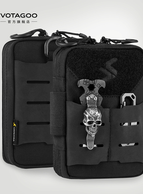 VOTAGOO EDC小型工具包 日常休闲多用途耐磨杂物包 军迷战术腰包