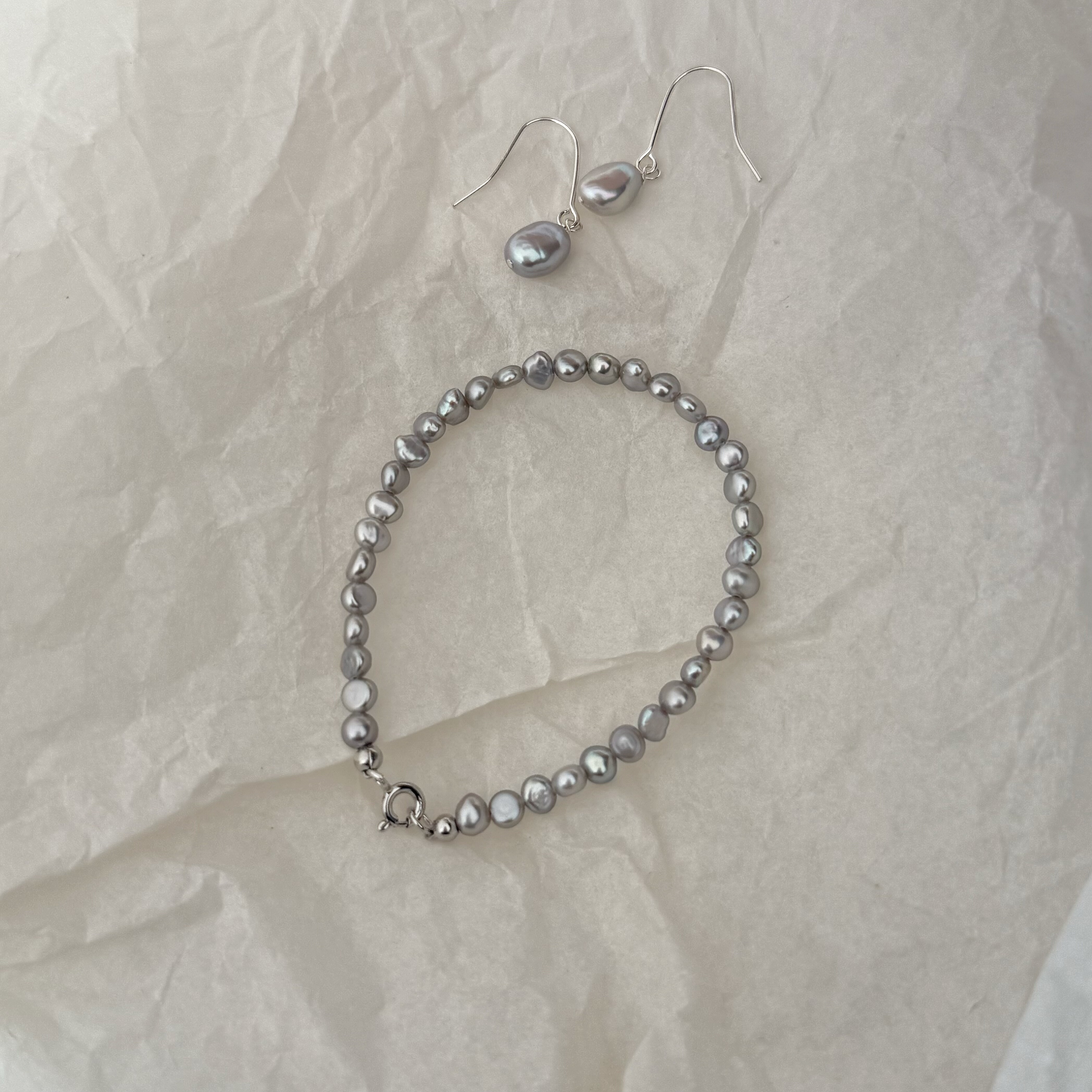 天然真多麻色珍珠串珠手链s925纯银简约气质通勤百搭小众设计感女,饰品/流行首饰/时尚饰品新,银饰手链,淘宝优惠券,粉丝福利购,淘宝优惠卷