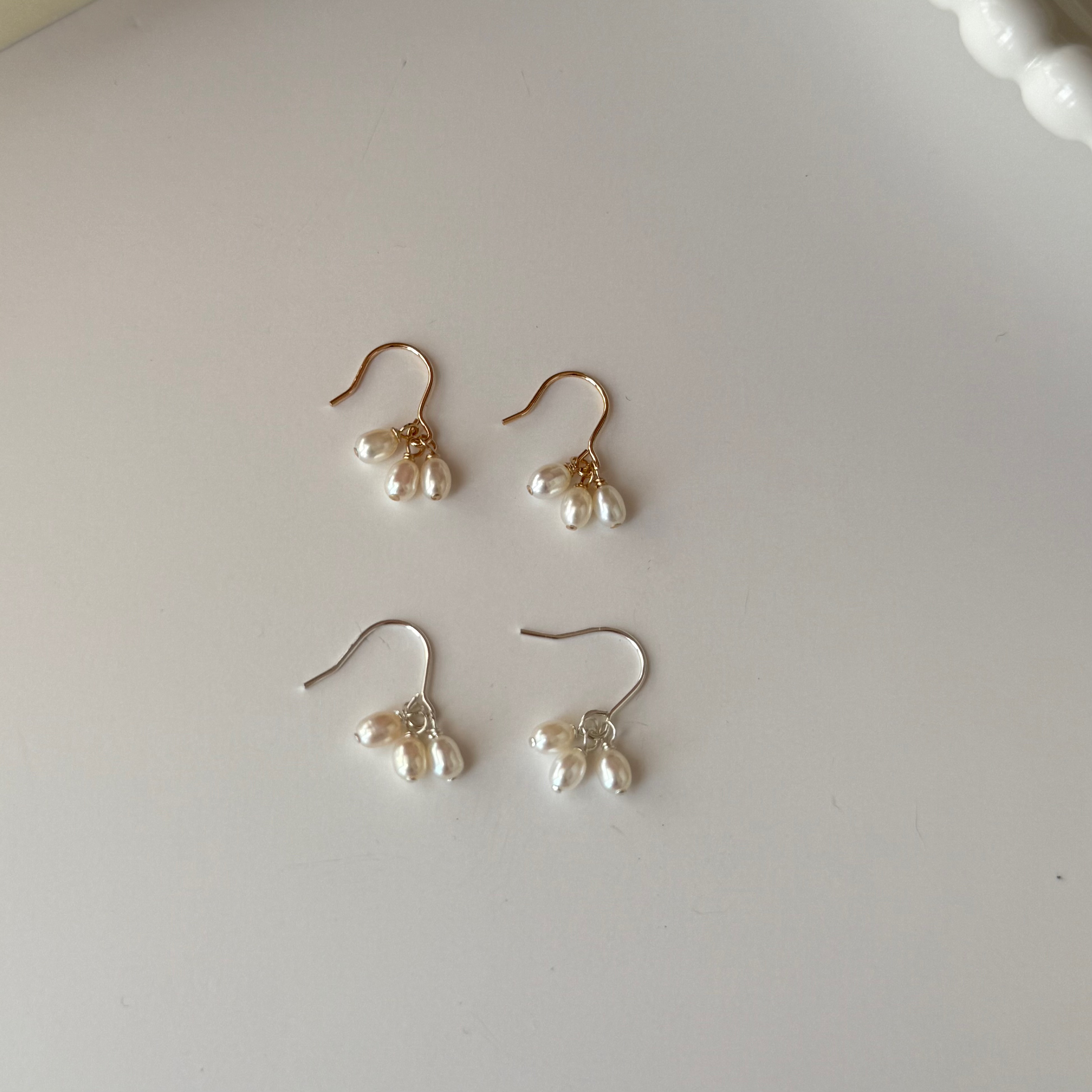 手工美国进口14K包金/纯银天然珍珠耳环迷你精致简约个性耳钩通勤,饰品/流行首饰/时尚饰品新,耳环,淘宝优惠券,粉丝福利购,淘宝优惠卷