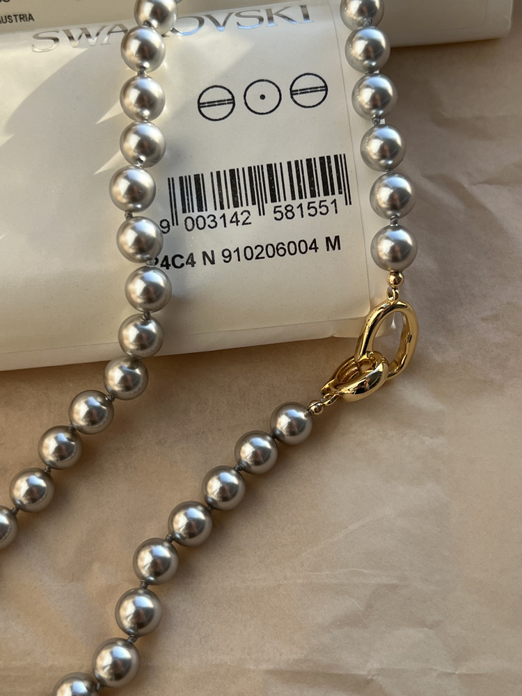 施家珍珠毛衣链女气质高级清冷