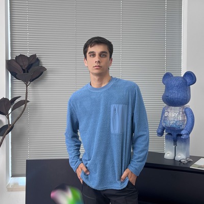 ReMake 保暖圆领绒衣轻量舒适暖绒