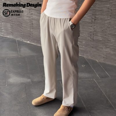 ReMake ripstop锦氨双线格夏季休闲运动长裤