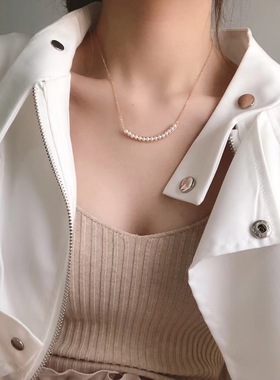 MISSLI私人订制独家天然珍珠925银微笑款百搭