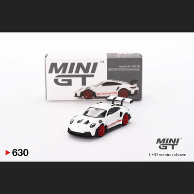 MINIGT 630 164保时捷911 GT3 RS 992仿真合金汽车模型