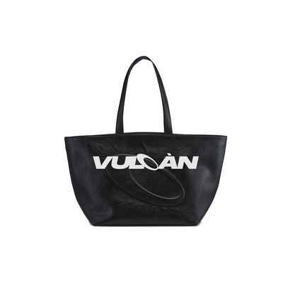 VULCAN 标志LOGO托特包单肩pu百搭大容量通勤手提袋