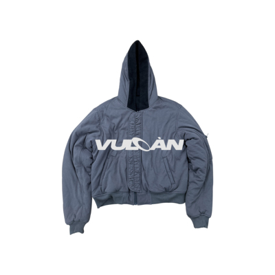 VULCAN 美式复古棉服外套bomber男秋冬新款加绒短款保暖夹克