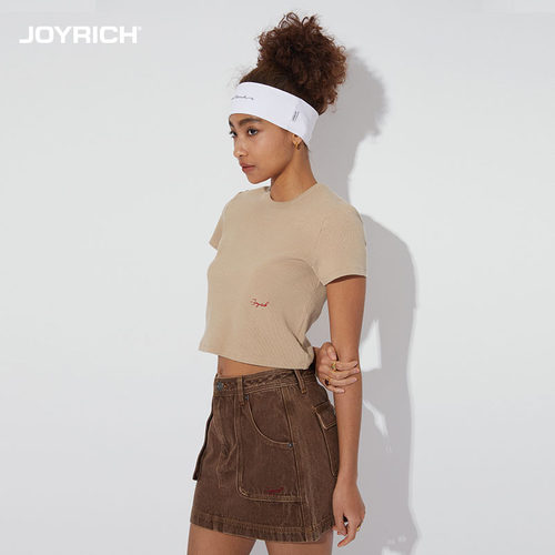 JOYRICH刺绣logo短袖T恤