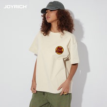 JOYRICH 美式街头Oval logo宽松短袖T恤 24春夏新款男女同款情侣T