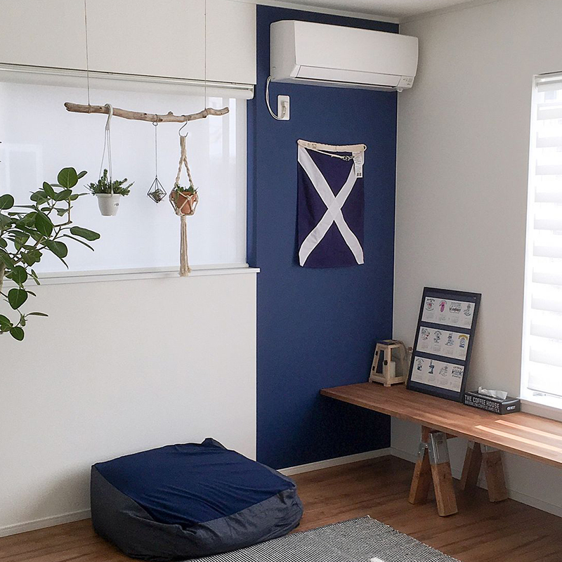 日本印花厨房家务防尘围裙