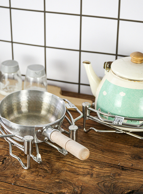 日本DULTON金属厨房锅垫家用可伸缩餐垫隔热锅架镂空复古实用