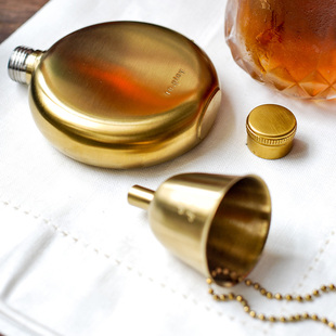 replay小酒壶随身漏斗小口径304食品级不锈钢分装家用液体