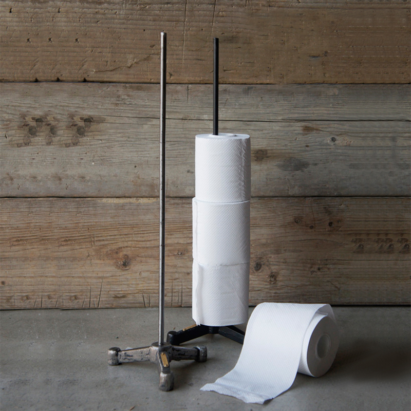 复古纸巾架立式日本创意厕纸架