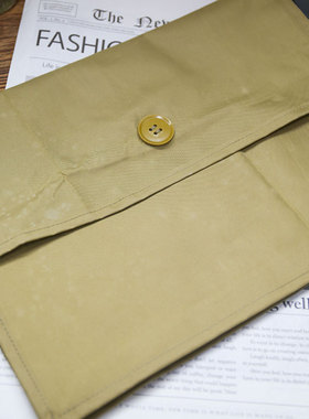 日本PUEBCO回收复古手拿包pad文件收纳包文件袋做旧手拿收纳袋