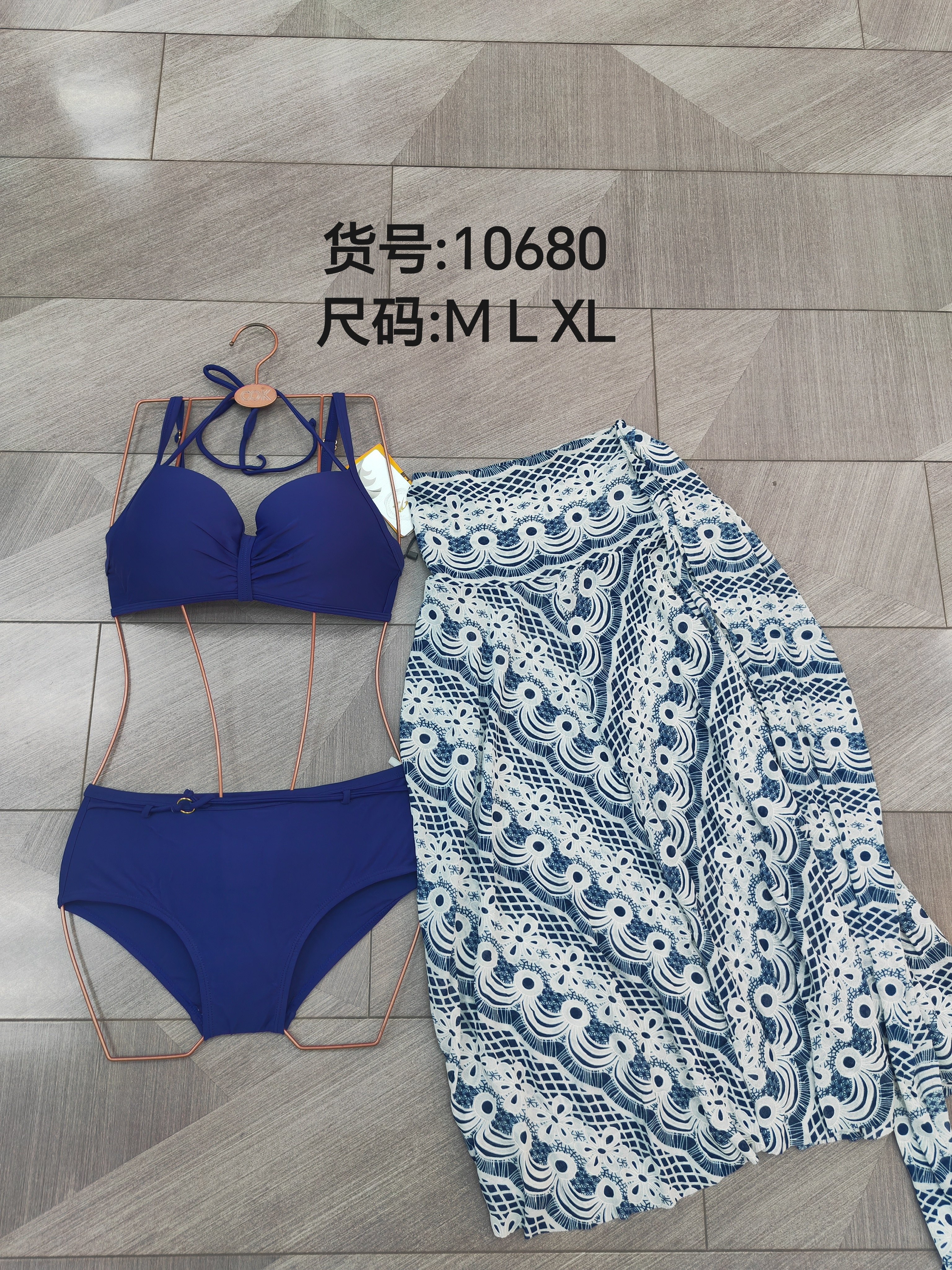 竞浪号手高品女士泳衣多件套比基尼杯型好游泳衣温泉断码清仓捡漏图片