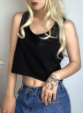 2023Women's loose sports vest top宽松运动内搭小背心上衣女装