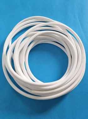 原装ERSA白色圆形耐高温散热器硅胶管56366B直经10mm冷凝器密封条