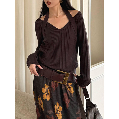 绕脖变化织法书呆子风毛衣