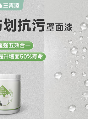 罩面漆防水防晒涂料乳胶漆室内自刷水性罩光漆墙面哑光透明可擦洗