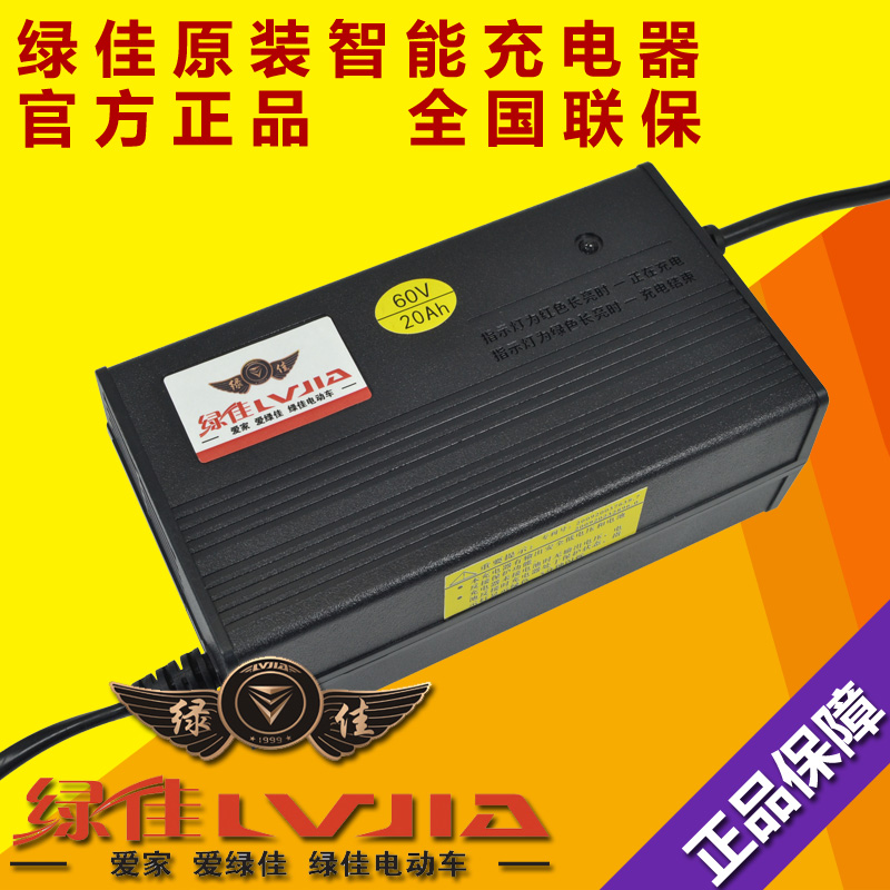 绿佳电车充电器智能48V60V正品