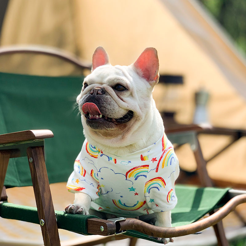 法斗衣服夏季薄款狗狗居家睡衣巴哥英牛中型犬夏天透气斗牛犬夏装 宠物/宠物食品及用品 狗宠物服装/雨衣 原图主图