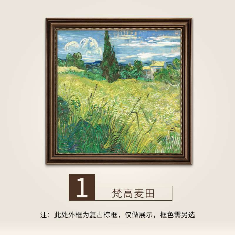 高档美式卧室床头挂画牡丹花客厅背景墙装饰画欧式玄关油画壁画免图片