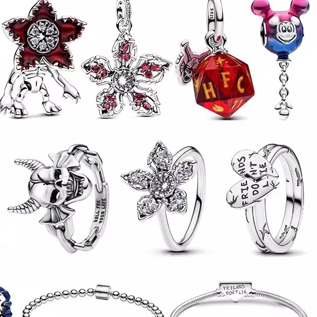 stranger Charm Things 925 Sterling Silver Beads Fit For Orig