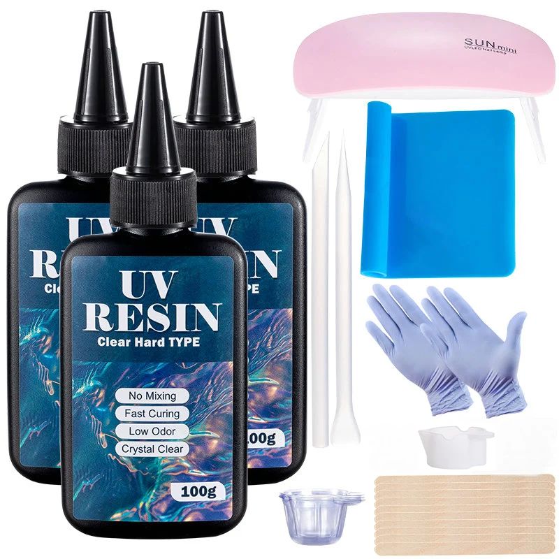 100g/250g Clear UV Resin Hard Type One Minute Ultraviolet So