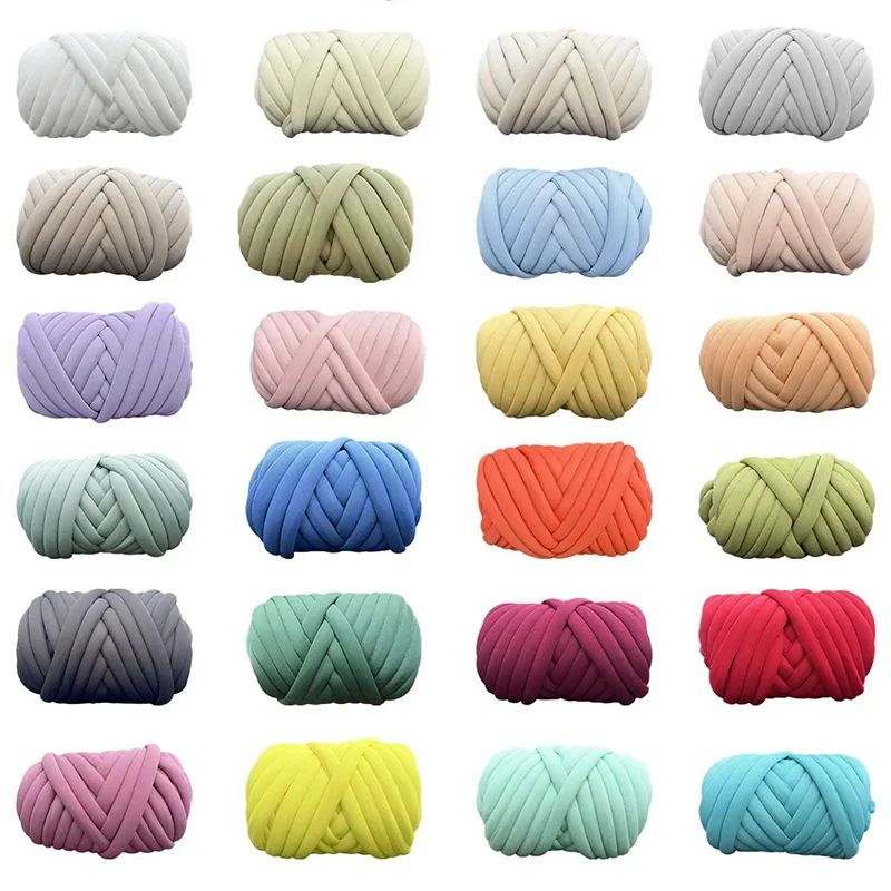 0.5KG/1KG Velvet Diameter 3cm Thick Bulky Chunky Yarn Hand K