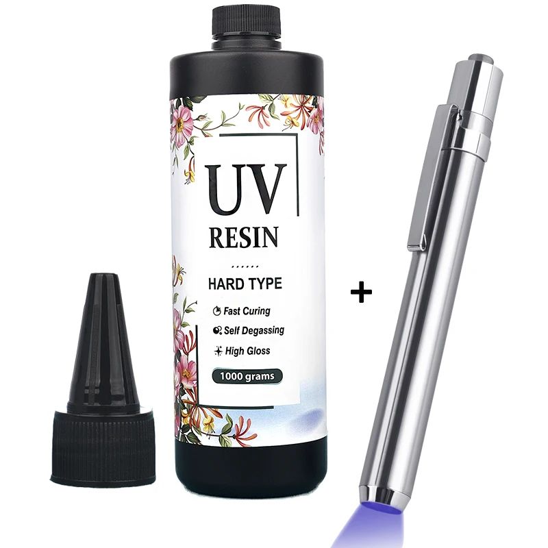 Uv Epoxy Resin Glue Uv Lamp 20-1000g DIY Jewelry Making Uv H