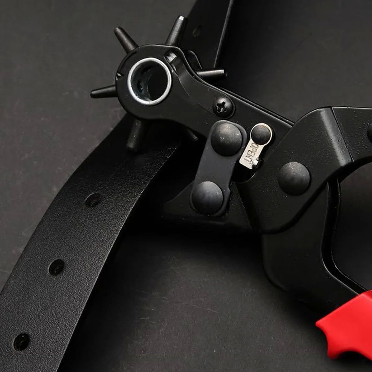 1pc Belt punching pliers, belt hole punching machines, rotar