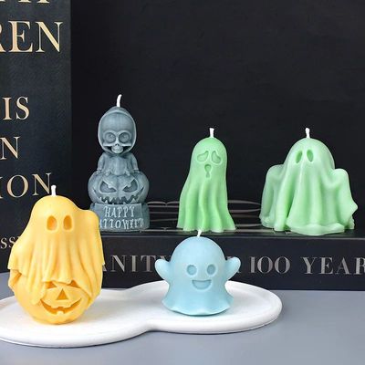 Halloween Ghost Candle Mold DIY Pumpkin Ghost Modeling Decor
