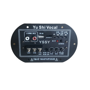 YS12V24V车载5寸6寸低音炮功放板大功率数字功放蓝牙通话扩音主板