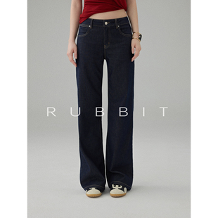 RUBBIT CHIC 8.9盎司轻薄中低腰瘦版牛仔裤 休闲百搭显翘臀长裤女