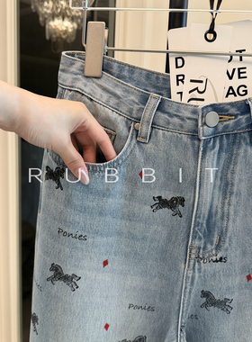 RUBBIT CHIC 直播间限量 买手店牛仔裤
