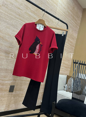 RUBBIT CHIC买手店合作款 简约卡通短袖T恤（限量分享 售完不加单