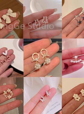 ChangGe Studio 耳钉女简约爆款韩国复古ins高级感耳环s925银针网