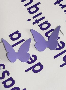 ChangGe Studio 翩碟飞舞~2025年春夏蝴蝶耳钉女ins潮气质百搭甜