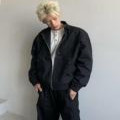 Uekk解构翻领短宽夹克外套男