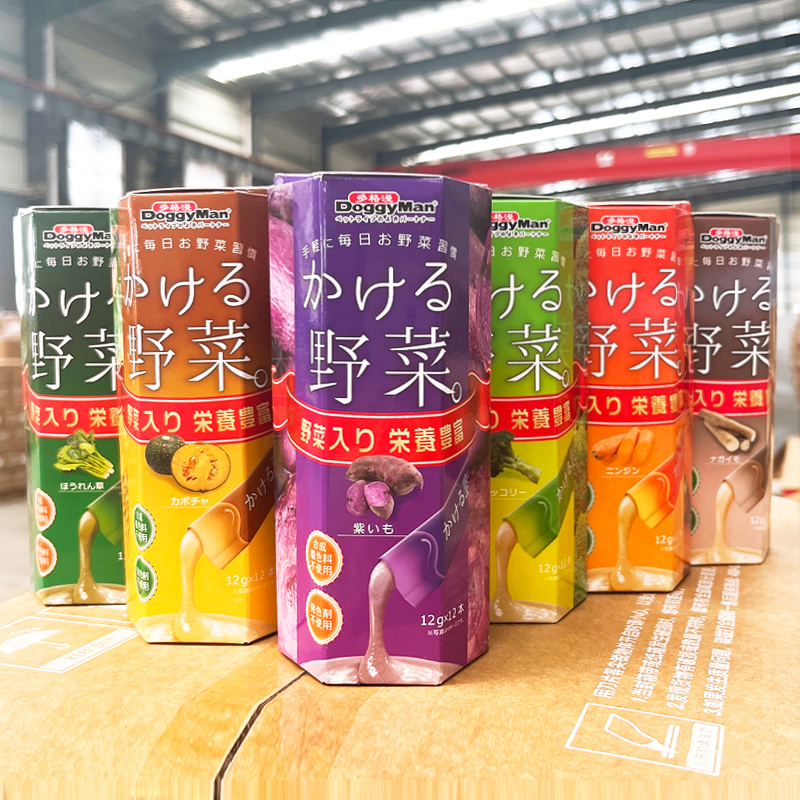 日本DoggyMan多格漫犬用蔬菜泥狗狗零食磨牙饼干蔬菜零食柯基泰迪