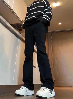 美式纯色牛仔裤休闲复古潮流 FYXG-24XTD021