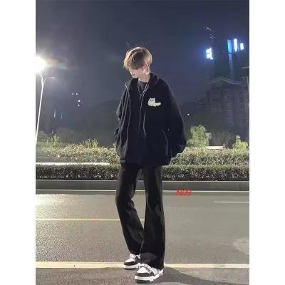 欧美长裤裤子做旧秋季