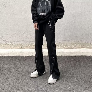 美式 XR028 中腰拉链微喇直筒薄款 FYXG 牛仔裤 2024SS