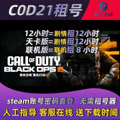 steam使命召唤cod21租号