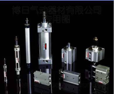 博日气动 标准气缸SC63X25/50/75/125/150/200/300/400/500铝合金