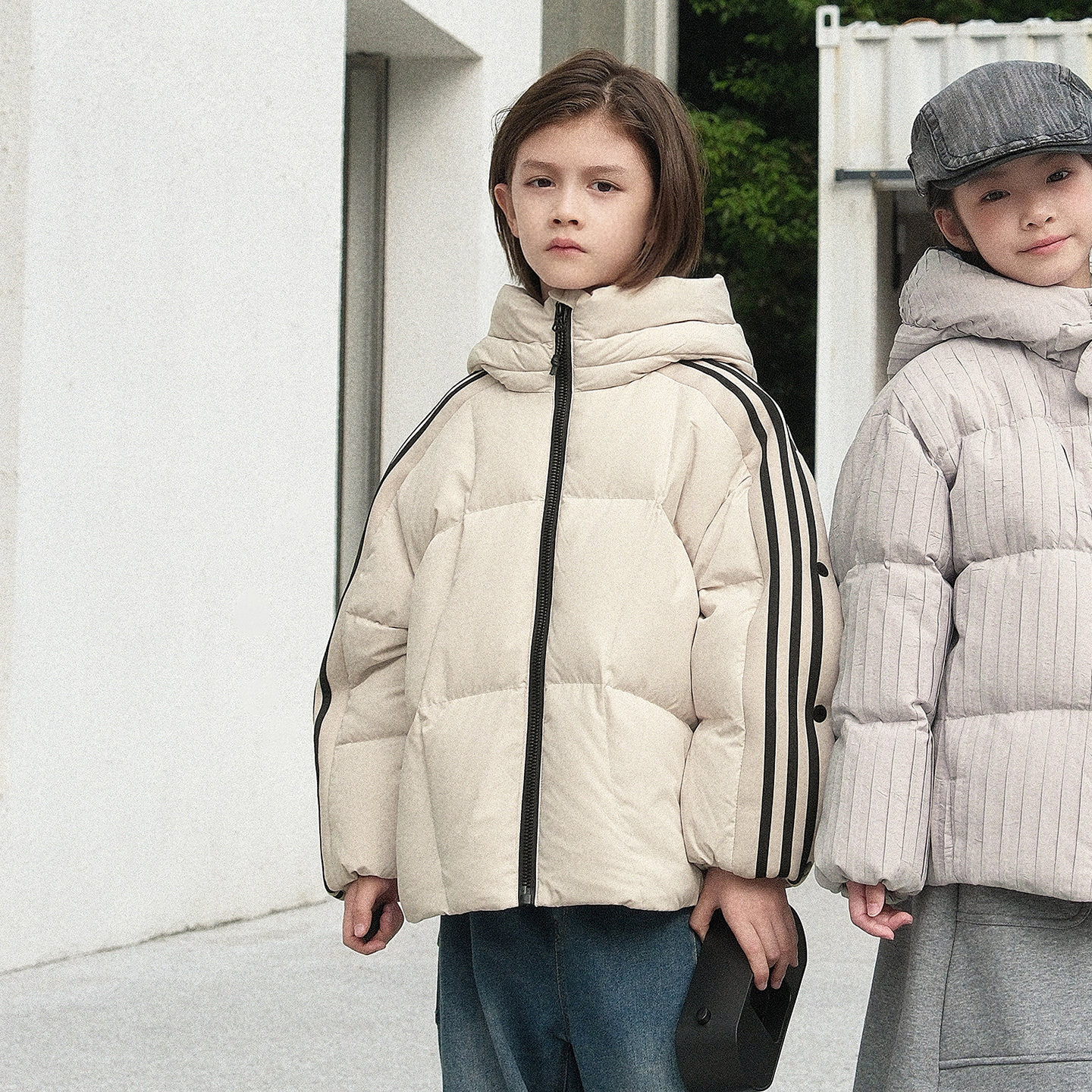 儿童装羽绒服短款2025冬季新款男童羽绒服女童中大童亲子外套4861
