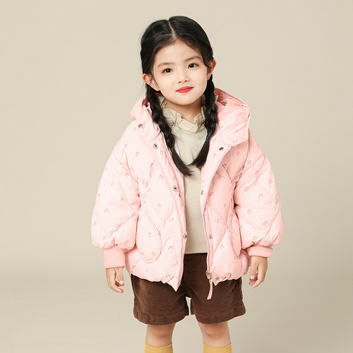 中小童加厚女童宝宝羽绒服