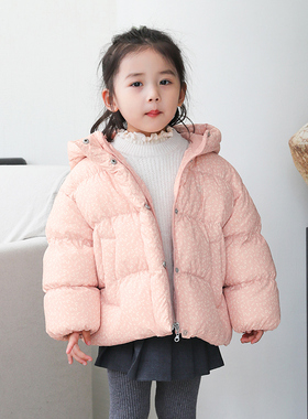 女童宝宝羽绒服中小童加厚保暖90绒宝宝羽绒服儿童羽绒外套23107