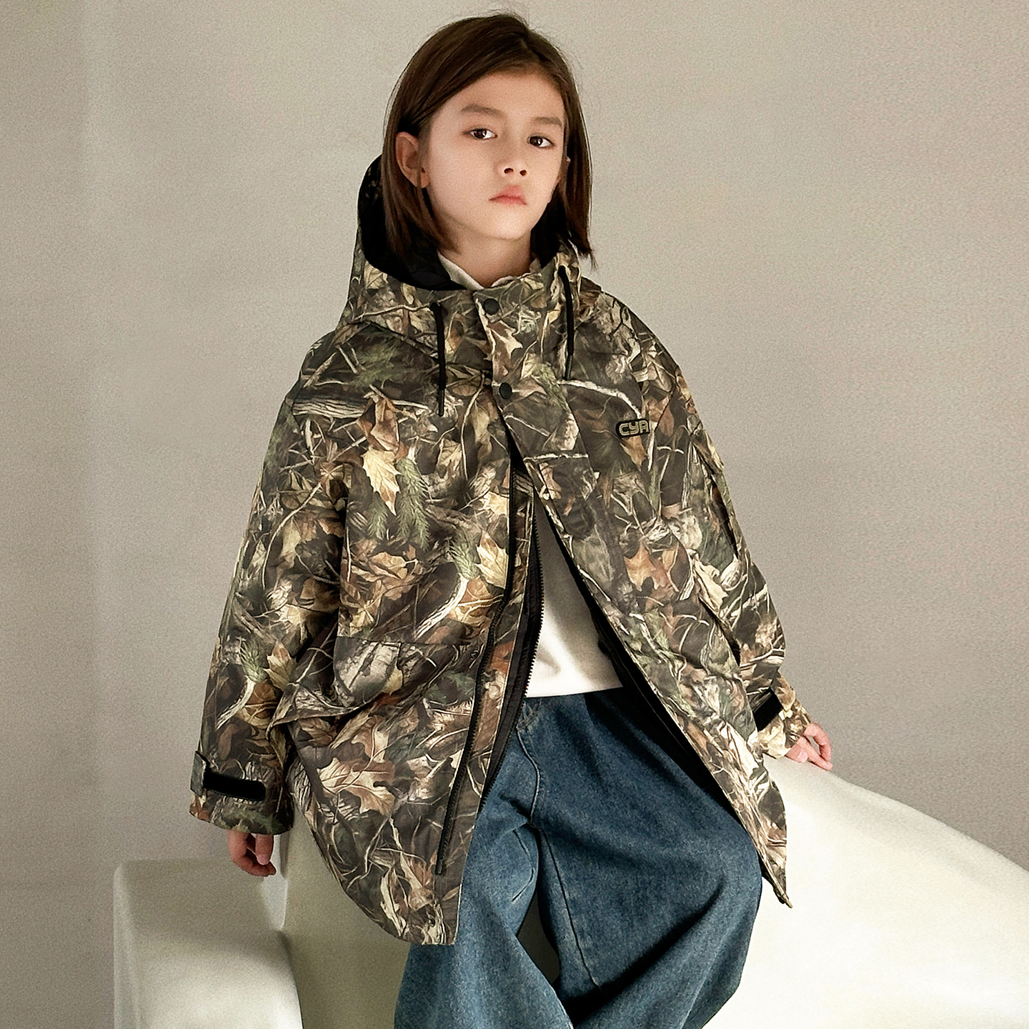 男童羽绒服内胆可拆卸2025冬季新款中大童装亲子活里活面外套4865