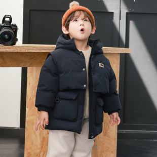 加厚男童小童装 新款 8岁 HeyonWye宝宝羽绒服中长款 2025冬季